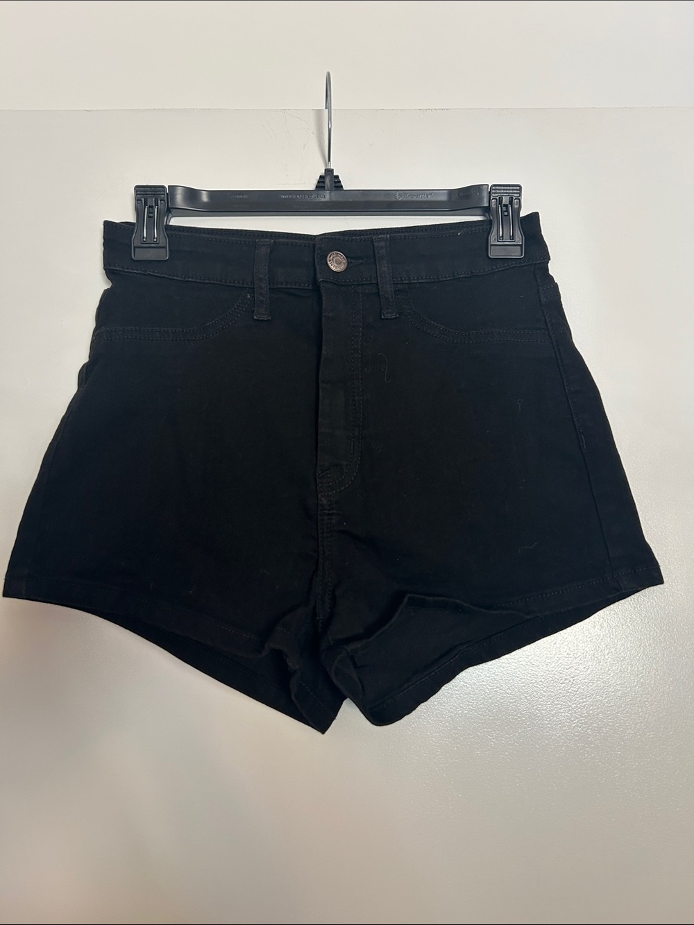 wild fable Black High-Rise Denim Shorts
